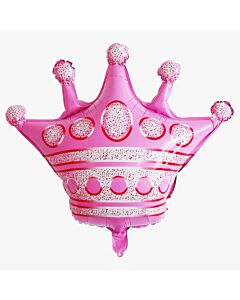Μπαλόνι foil στέμμα ροζ