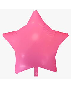 Μπαλόνι foil 18 ιντσών MACARON ροζ μπεμπέ αστέρι / συσκευασμένο