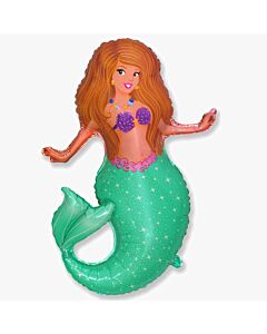 Μπαλόνια γοργόνα πράσινη 83 εκατοστά