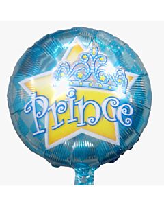 Μπαλόνι Πρίγκιπας και στέμμα - Prince 45 εκατοστά