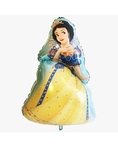 Μπαλόνια πριγκίπισσα Χιονάτη με γαλάζιο φόρεμα