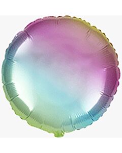 Μπαλόνια 18'' στρογγυλό ιριδίζον rainbow, Flexmetal