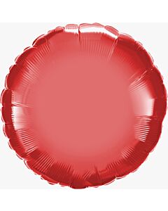 Μπαλόνι foil 18'' στρογγυλό κόκκινο, Flexmetal