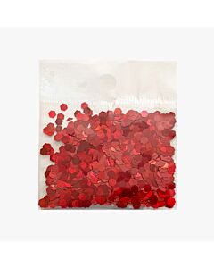 Κόκκινο κομφετί για μπαλόνια μικρού μεγέθους 3 gr