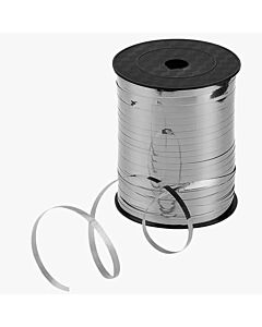 Κορδέλα γυαλιστερού ασημί χρώματος 0,5 εκ 250 μέτρα