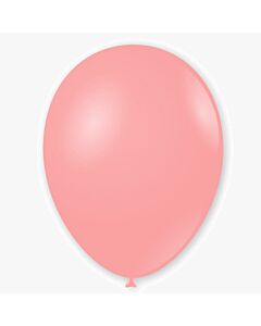 Μπαλόνια 12 ιντσών ματ ροζ μπεμπέ macaron 15 τεμάχια