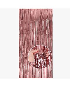 Rosegold κουρτίνα διακοσμητική (Διάσταση 2 μέτρα ύψος Χ 1 μέτρο πλάτος)