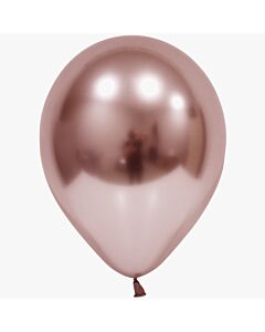 Μπαλόνια 12,5'' Rose Gold Extra Metallic Chrome (15 τεμάχια)