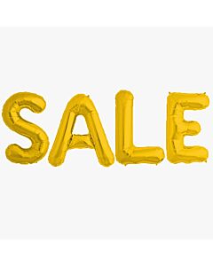 Μπαλόνια Sale γράμματα 85cm χρυσού χρώματος