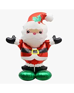 Μπαλόνι Άγιος Βασίλης AirLoonz - 106 Εκατοστά (Φουσκώνει με Αέρα) - Συσκευασμένο