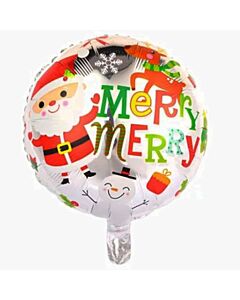 Μπαλόνι 18 ιντσών Άγιος Βασίλης Merry christmas BF75