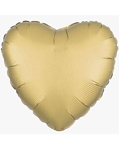 Μπαλόνι foil 18 ιντσών σατινέ χρυσή καρδιά 