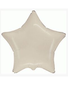 Μπαλόνι foil 18'' αστέρι σατινέ μπεζ - satin cream
