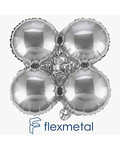 Μπαλόνια Γιρλάντας Ασημί Flexmetal