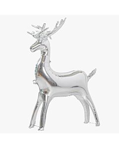 Μπαλόνι Τάρανδος Ασημί 107 Εκατοστά (Φουσκώνει με αέρα) - Συσκευασμένο