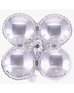 Μπαλόνι Ασημί Γιρλάντας (Basic Size) Foil Hi Quality