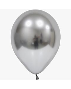 Μπαλόνια 12,5'' ασημί Extra Metallic Chrome (15 τεμάχια)