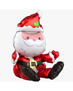 Μπαλόνι Άγιος Βασίλης 21'' - Sitting Santa - (Φουσκώνει μόνο με αέρα) 53 εκατοστά