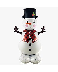 Μπαλόνι Χιονάνθρωπος AirLoonz - 110 εκατοστά (Φουσκώνει με Αέρα) - Συσκευασμένο