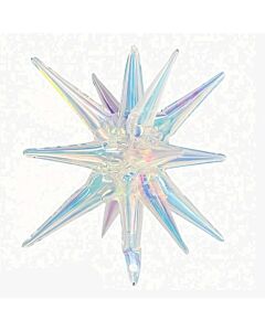 Μπαλόνι 26'' Αστέρι Ιριδίζον 3D - (Φουσκώνει με Αέρα) Συσκευασμένο