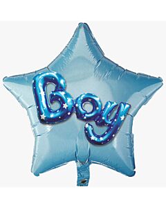 Μπαλόνι 36 ιντσών multiballoon αστέρι BOY (Συσκευασμένο)