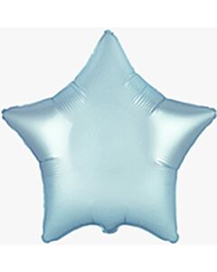 Μπαλόνια 18'' αστέρι σατινέ γαλάζιο, Flexmetal