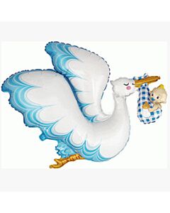 Μπαλόνια πελαργός γαλάζιος 83 εκατοστά, Flexmetal