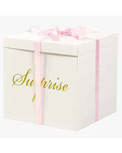 Surprise Balloon Box Λευκό  (50cm x 50cm) 