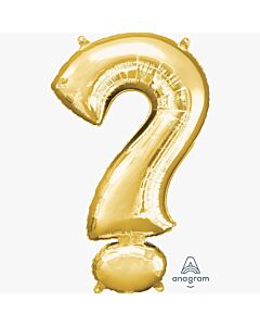 Μπαλόνια ερωτηματικό χρυσό 85 εκατοστά