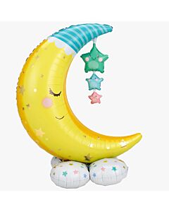 Μπαλόνι Φεγγάρι με Αστεράκια 90 εκατοστά AirLoonz