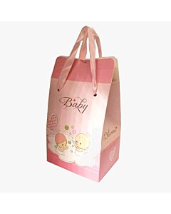 Μπομπονιέρα για κορίτσι τσαντάκι γεμισμένο