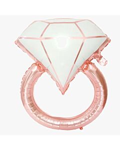 Μπαλόνι δαχτυλίδι Rosegold 83 εκατοστά