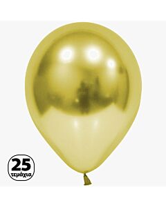 Μπαλόνι 12'' (30cm) Χρυσό Chrome (25 Tεμάχια) - Marco Polo Quality Balloons