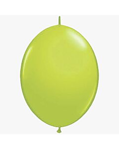 Μπαλόνι λάτεξ 14 ιντσών γιρλάντας με 2 άκρες λαχανί 15 τεμάχια 