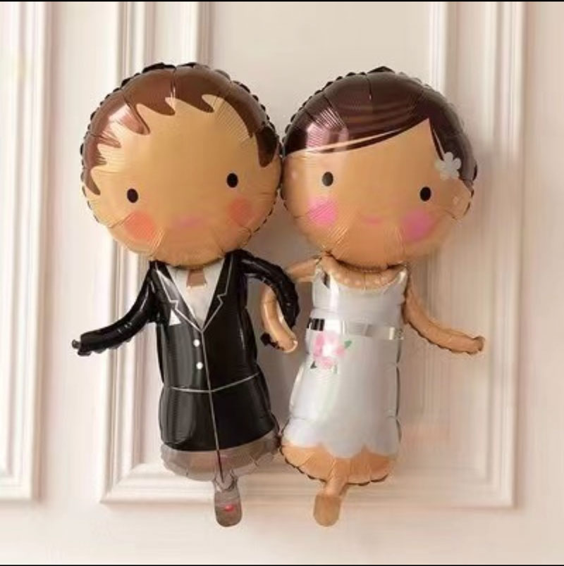 Μπαλόνι γαμπρός και νύφη