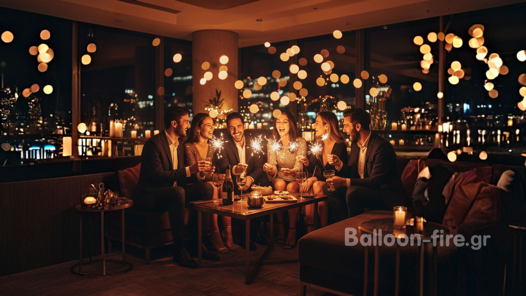 Πυρσοί τούρτας - Sparklers Εορταστική ατμόσφαιρα