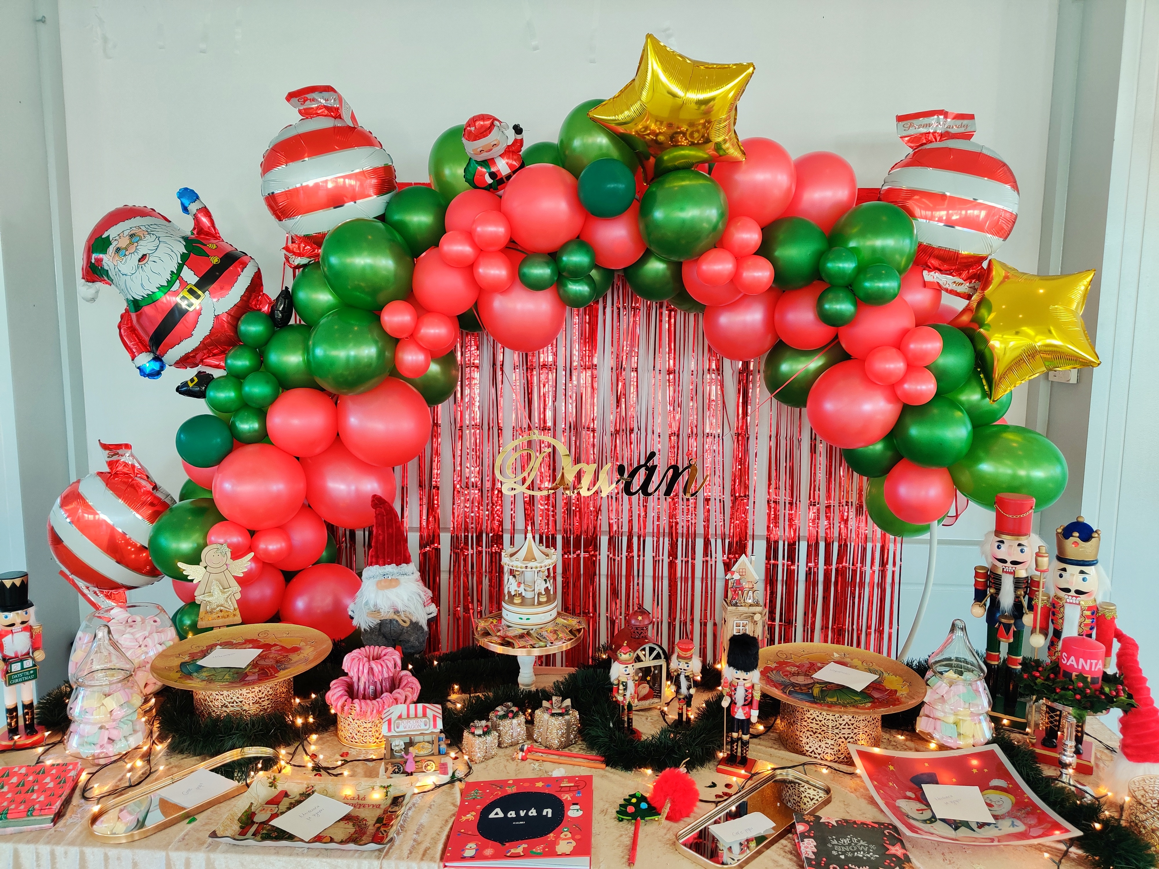 Στολισμός Χριστουγέννων αψίδα organic - Βάπτιση