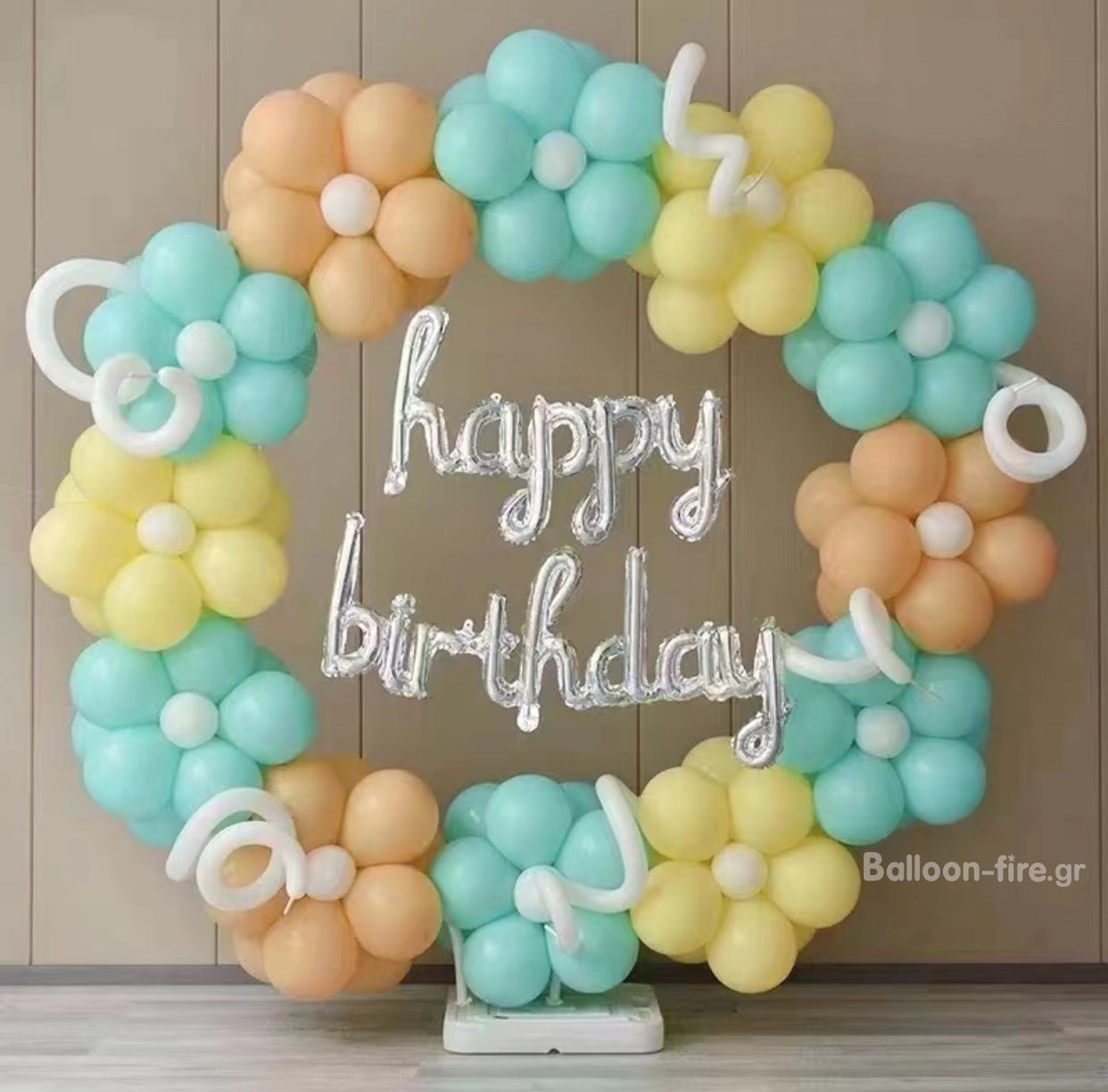 Κύκλος κατασκευή με Happy Birthday