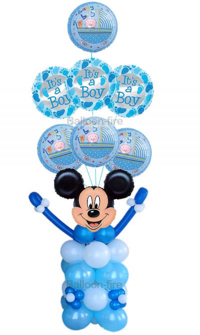 Μπαλόνια για γέννηση κωδικός | Η1