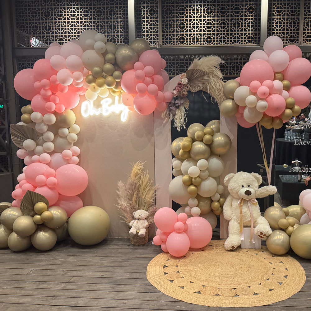 Διακόσμηση Βάπτισης με Μπαλόνια, στη Βάπτιση της Αλεξάνδρας Ελένης